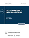 GEOCHEMISTRY INTERNATIONAL雜志封面
